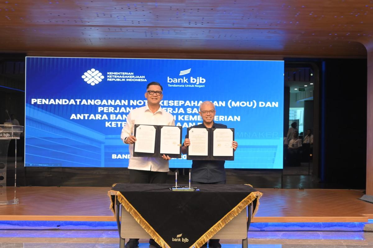 Kemnaker dan Bank BJB Perkuat Pengembangan SDM dan Layanan Publik melalui Kerja Sama Strategis